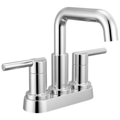 Delta Nicoli Centerset Bathroom Faucet, 2-handle Bathroom Sink Faucet In Chrome