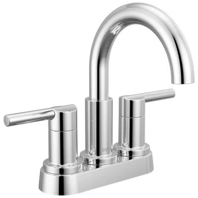Delta Nicoli Centerset Bathroom Faucet, 2-handle Bathroom Sink Faucet In Chrome