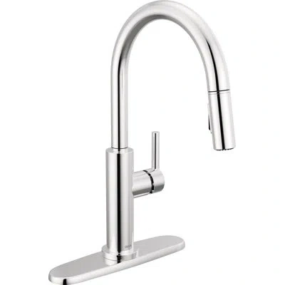 Delta Nicoli Pull Down Sprayer Kitchen Sink Faucet, Single Handle Kitchen Faucet In Chrome