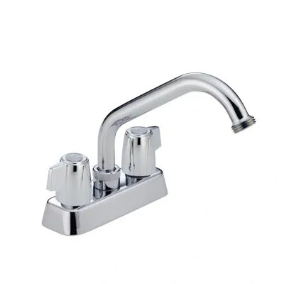 Delta Other Core Centerset Laundry Faucet With Hose Thread Spout In Chrome