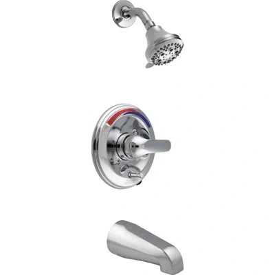 Delta Other Core Pressure Balance Tub And Shower Faucet Lever In Chrome