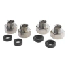 Delta Pex Compression Adapter In Steel;black