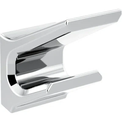 Delta Pivotal Double Towel Hook Bath Hardware Accessory In Polished Chrome