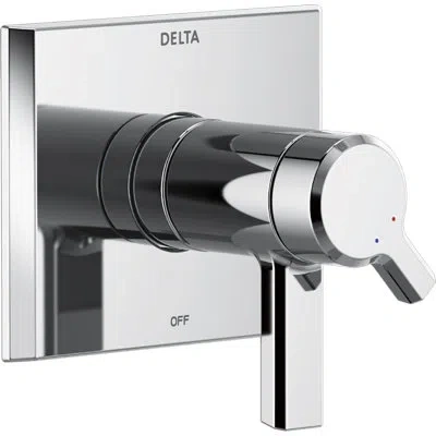 Delta Pivotal Tempassure Valve Only Trim In Lumicoat Chrome