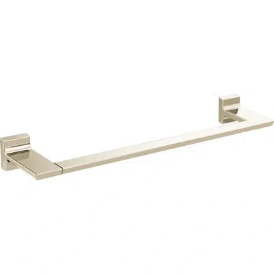 Delta Pivotal Wall Mount Towel Bar Bath Hardware Accessory In Polished Chrome