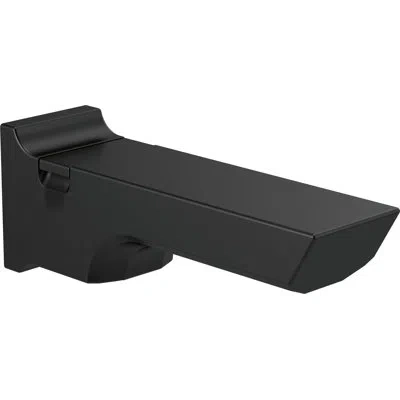 Delta Pivotal Wall Mounted Tub Spout Trim In Matte Black