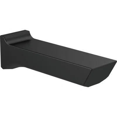 Delta Pivotal Wall Mounted Tub Spout Trim In Matte Black