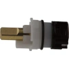 Delta Plate Retaining Stem Unit In White