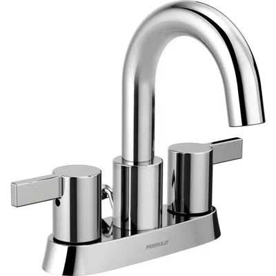 Delta Precept Two Handle Centerset Bathroom Faucet With Drain Assembly In Chrome