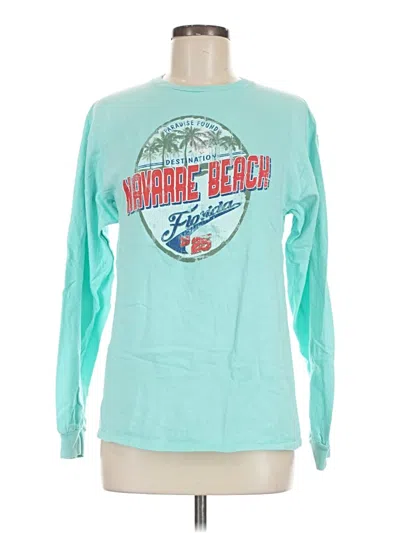 Pre-owned Delta Pro Weight Long Sleeve T-shirt In Teal