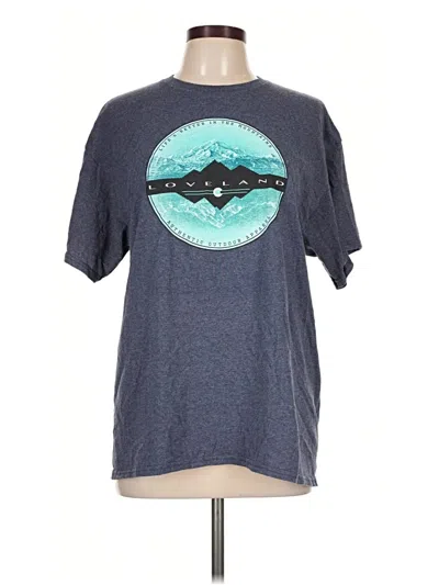 Pre-owned Delta Pro Weight Short Sleeve T-shirt In Blue