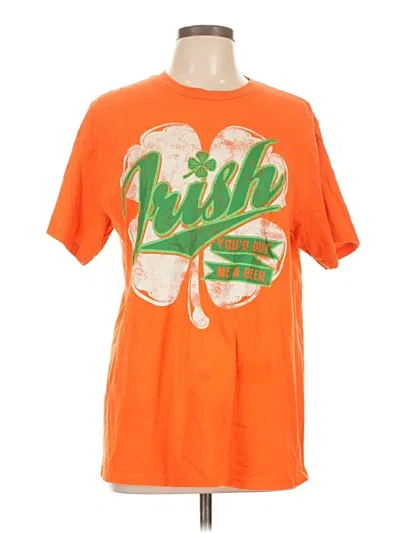 Pre-owned Delta Pro Weight Short Sleeve T-shirt In Orange