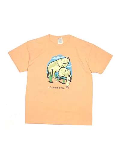Pre-owned Delta Pro Weight Kids' Short Sleeve T-shirt In Orange