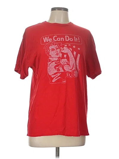 Pre-owned Delta Pro Weight Short Sleeve T-shirt In Red