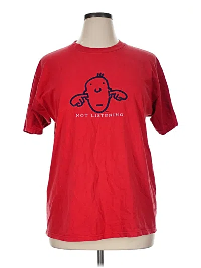 Pre-owned Delta Pro Weight Short Sleeve T-shirt In Red