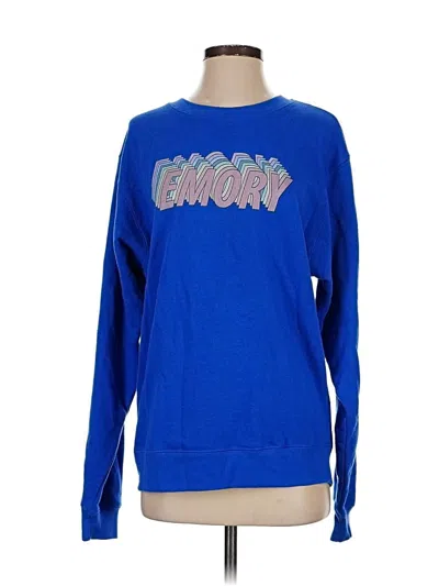 Pre-owned Delta Pro Weight Sweatshirt In Blue