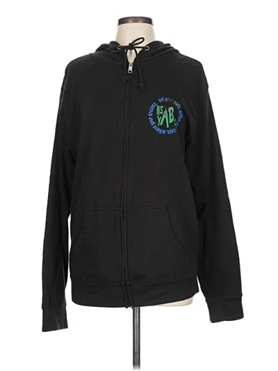 Pre-owned Delta Pro Weight Zip Up Hoodie In Black