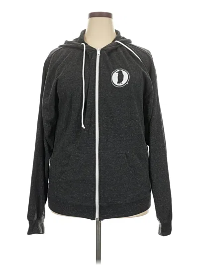 Pre-owned Delta Pro Weight Zip Up Hoodie In Gray
