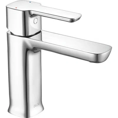 Delta Project Pack Single Hole Bathroom Faucet With Drain Assembly In Chrome
