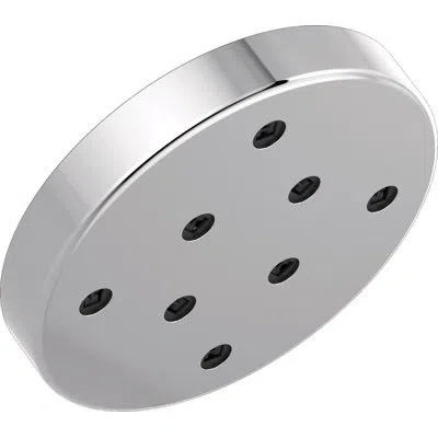 Delta Rain Dual Shower Head With H2okinetic Technology In Lumicoat Chrome