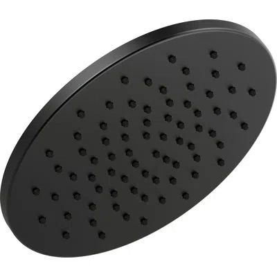 Delta Rain Fixed Shower Head In Matte Black