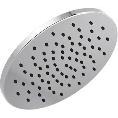 Delta Rain Fixed Shower Head With H2okinetic Technology In Lumicoat Chrome