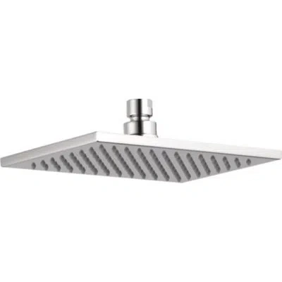 Delta Rain Fixed Shower Head With Touch Clean In Lumicoat Chrome