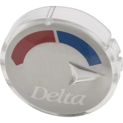 Delta Replacement Arrow Button With Red/blue Indicator In Brilliance Polished Brass