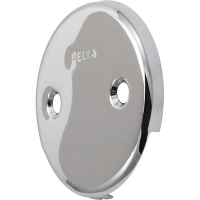 Delta Replacement Overflow Plate In Chrome