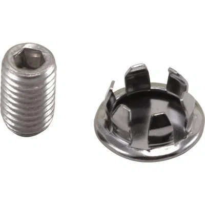 Delta Replacement Plug Button And Screw In Silver