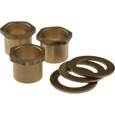 Delta Replacement Thick Tile Mounting Kit In Brass