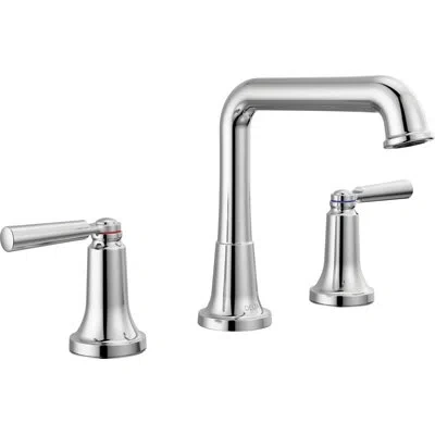 Delta Saylor Widespread Bathroom Faucet 3 Hole, 2-handle Bathroom Sink Faucet With Drain Assembly In Chrome