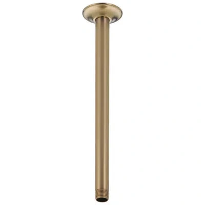 Delta Shower Arm And Flange Ceiling In Champagne Bronze