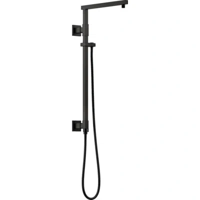 Delta Shower Column Angular In Matte Black