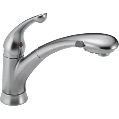 Delta Signature Pull Outs Single Handle Kitchen Faucet With Diamond Seal Technology In Polished Chrome