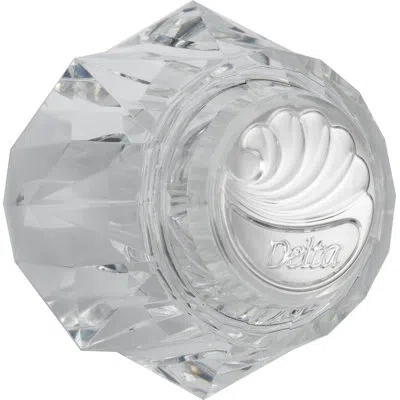 Delta Single Clear Knob Handle Kit With Button And Screw In Not Applicable