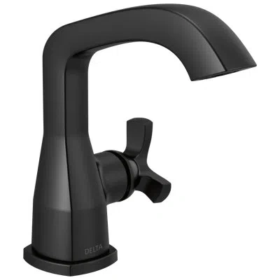 Delta Single Handle Bathroom Faucet In Black