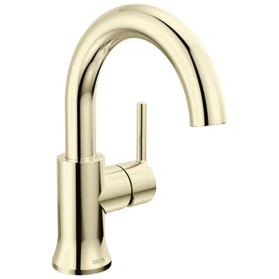 Delta Single Handle Bathroom Faucet In Polished Nickel