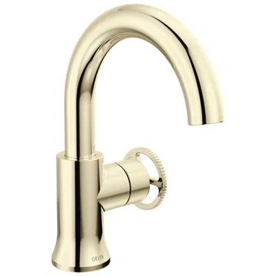 Delta Single Handle Bathroom Faucet In Polished Nickel