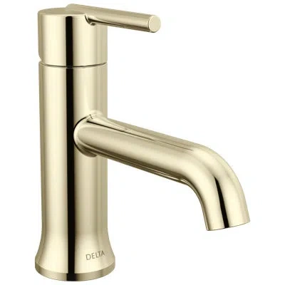 Delta Single Handle Bathroom Faucet In Polished Nickel