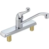 Delta Single Handle Centerset Kitchen Faucet In Chrome