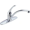 Delta Single Handle Kitchen Faucet In Chrome
