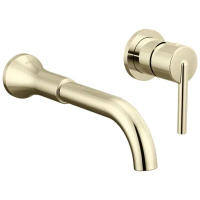 Delta Single Handle Mount Bathroom Faucet In Polished Nickel