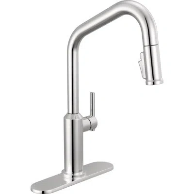 Delta Single Handle Pull-down Kitchen Faucet In Lumicoat Chrome