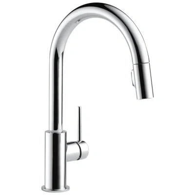 Delta Single Handle Pull-down Kitchen Limited Swivel In Chrome