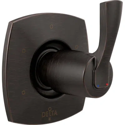 Delta Six Function Diverter Trim In Black