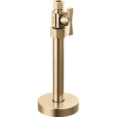 Delta Straight Supply Stop Valve In Champagne Bronze