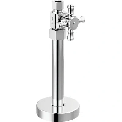 Delta Straight Supply Stop Valve In Chrome
