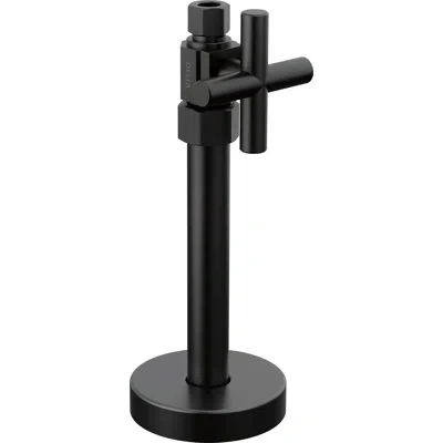 Delta Straight Supply Stop Valve In Matte Black