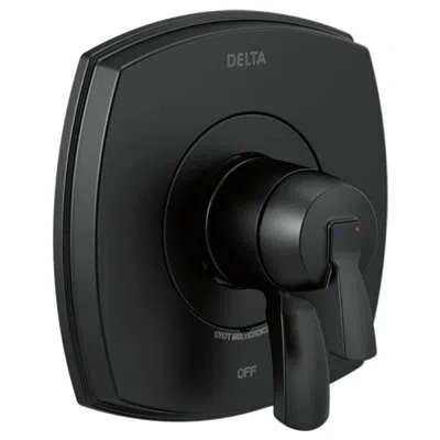 Delta Stryke 17 Series Valve Faucet Trim In Matte Black